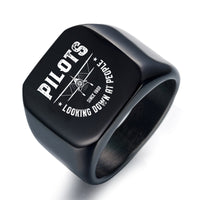 Thumbnail for Pilots Looking Down at People Since 1903 Designed Men Rings