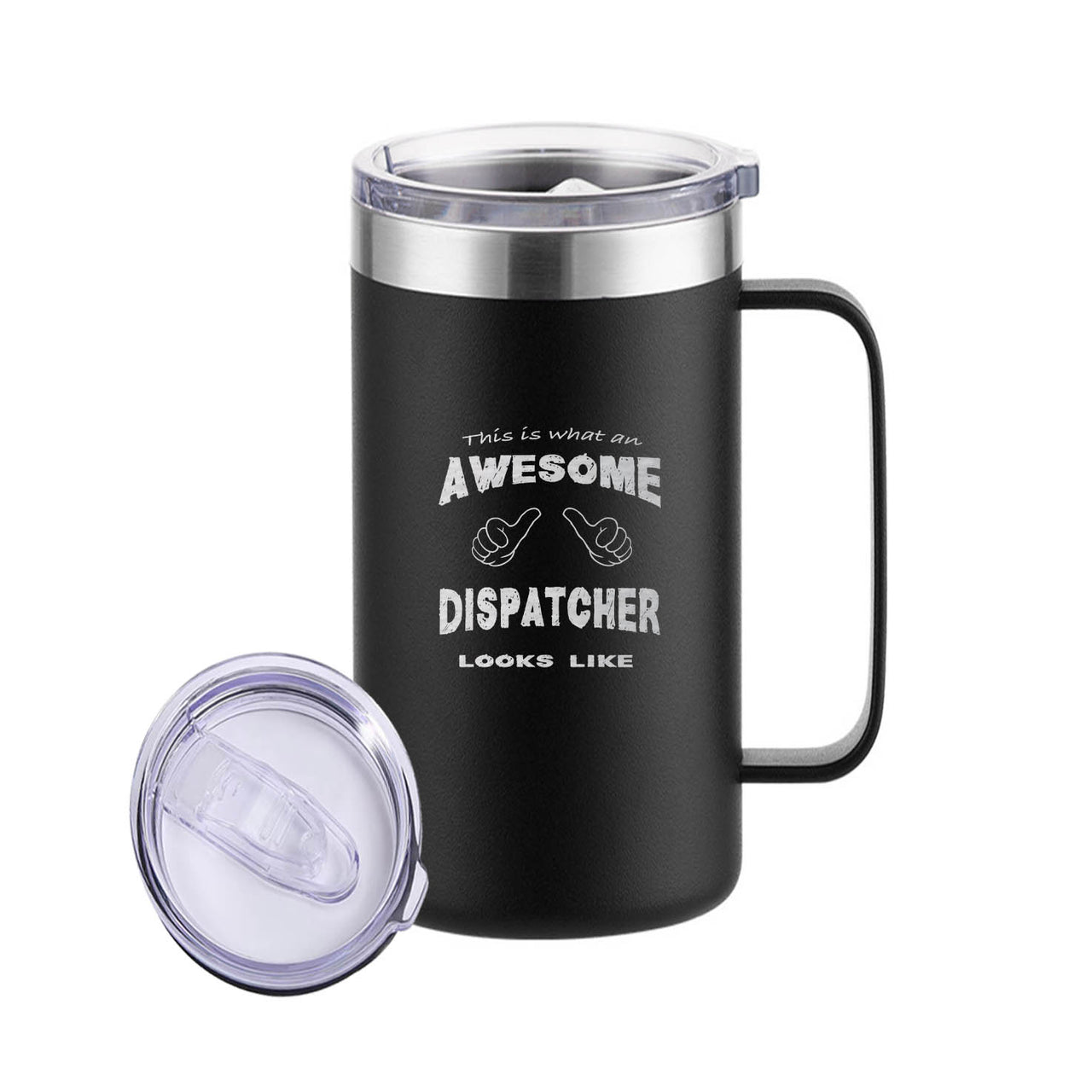 Dispatcher Designed Stainless Steel Beer Mugs