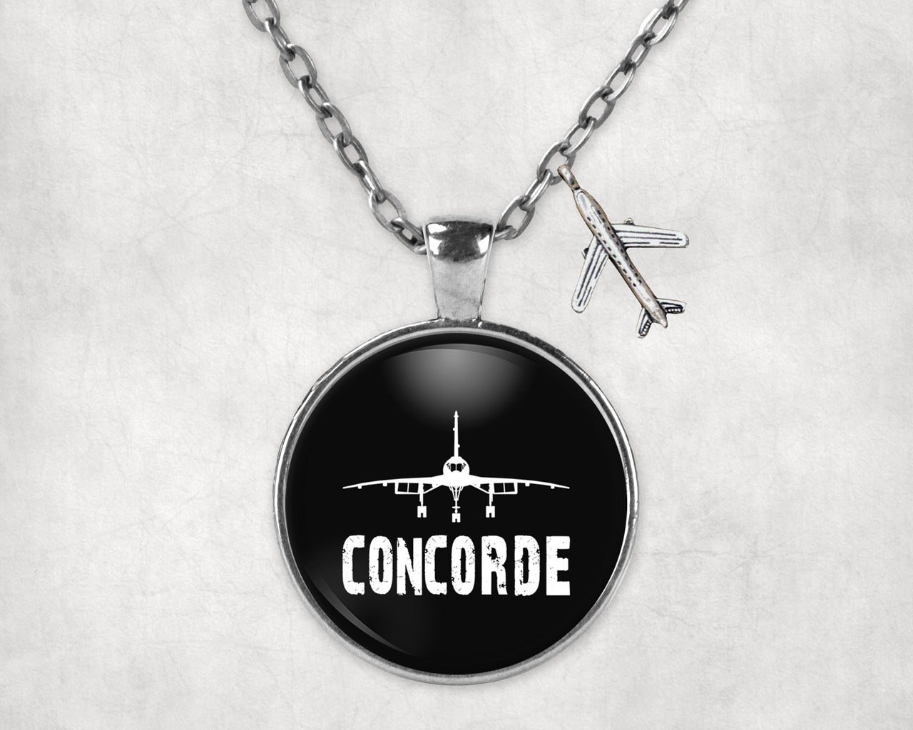 Concorde & Plane Designed Necklaces