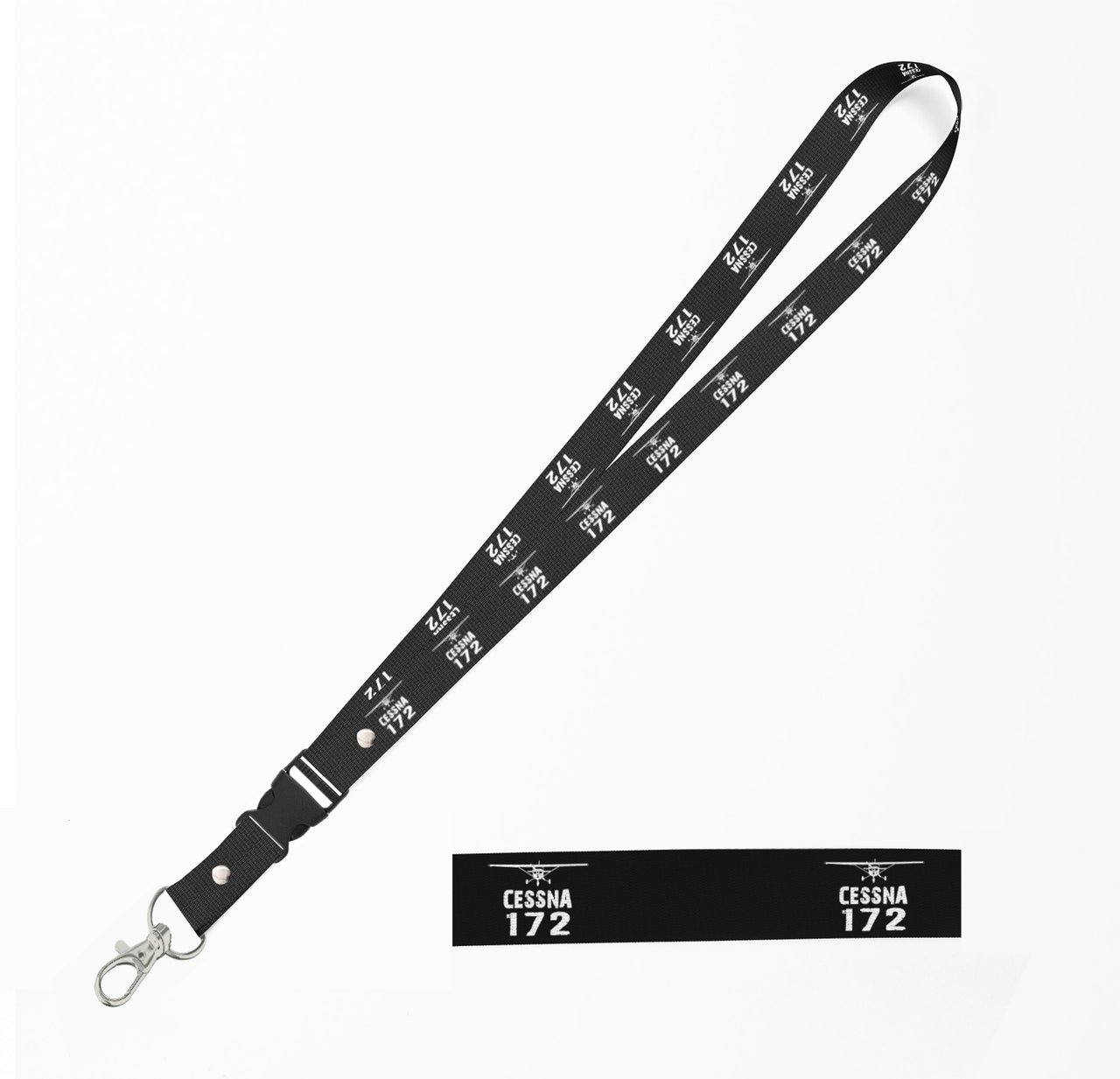 Cessna 172 & Plane Designed Detachable Lanyard & ID Holders