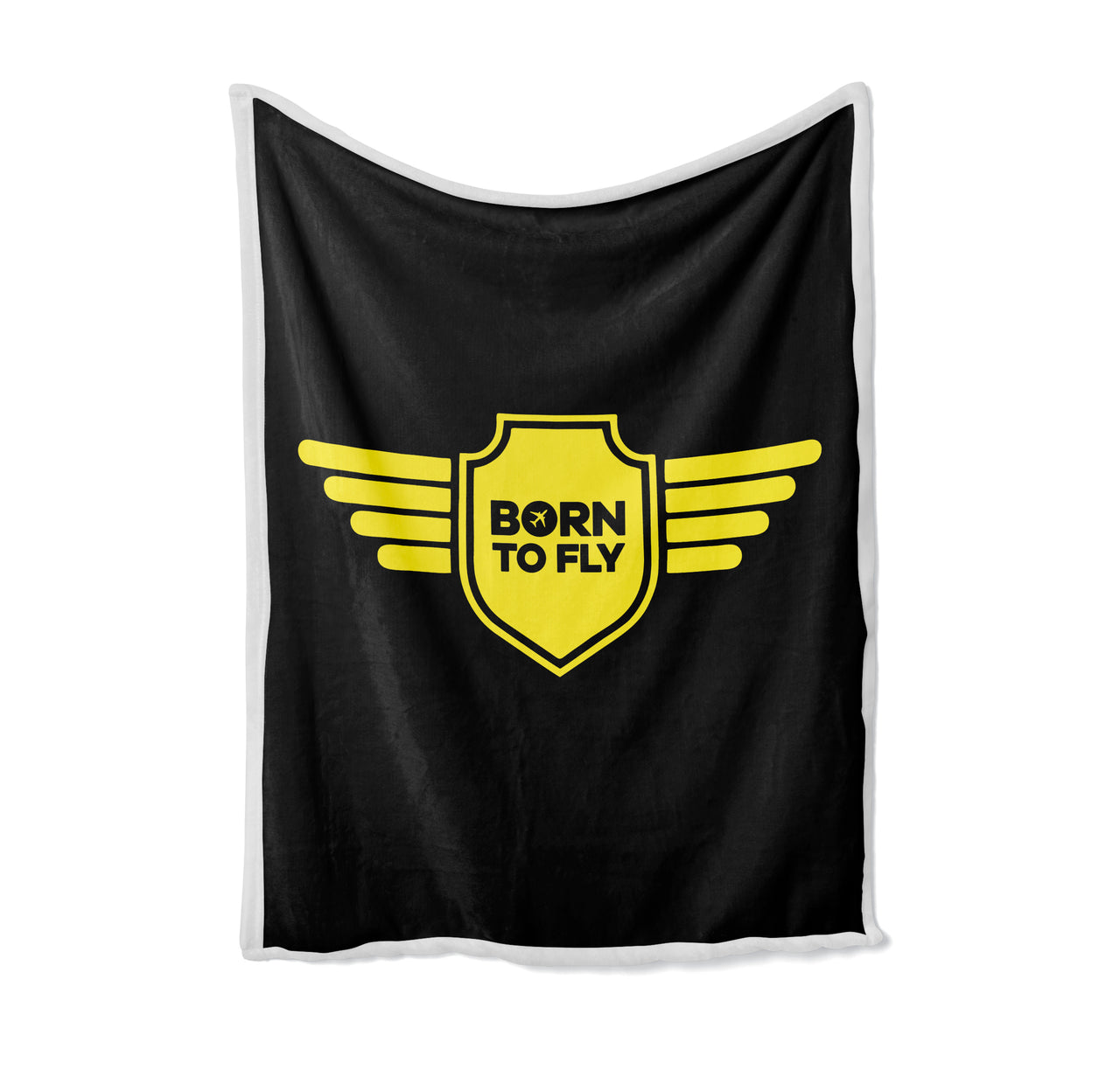 Born To Fly & Badge Designed Bed Blankets & Covers