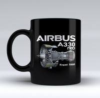 Thumbnail for Airbus A330neo & Trent 7000 Designed Black Mugs