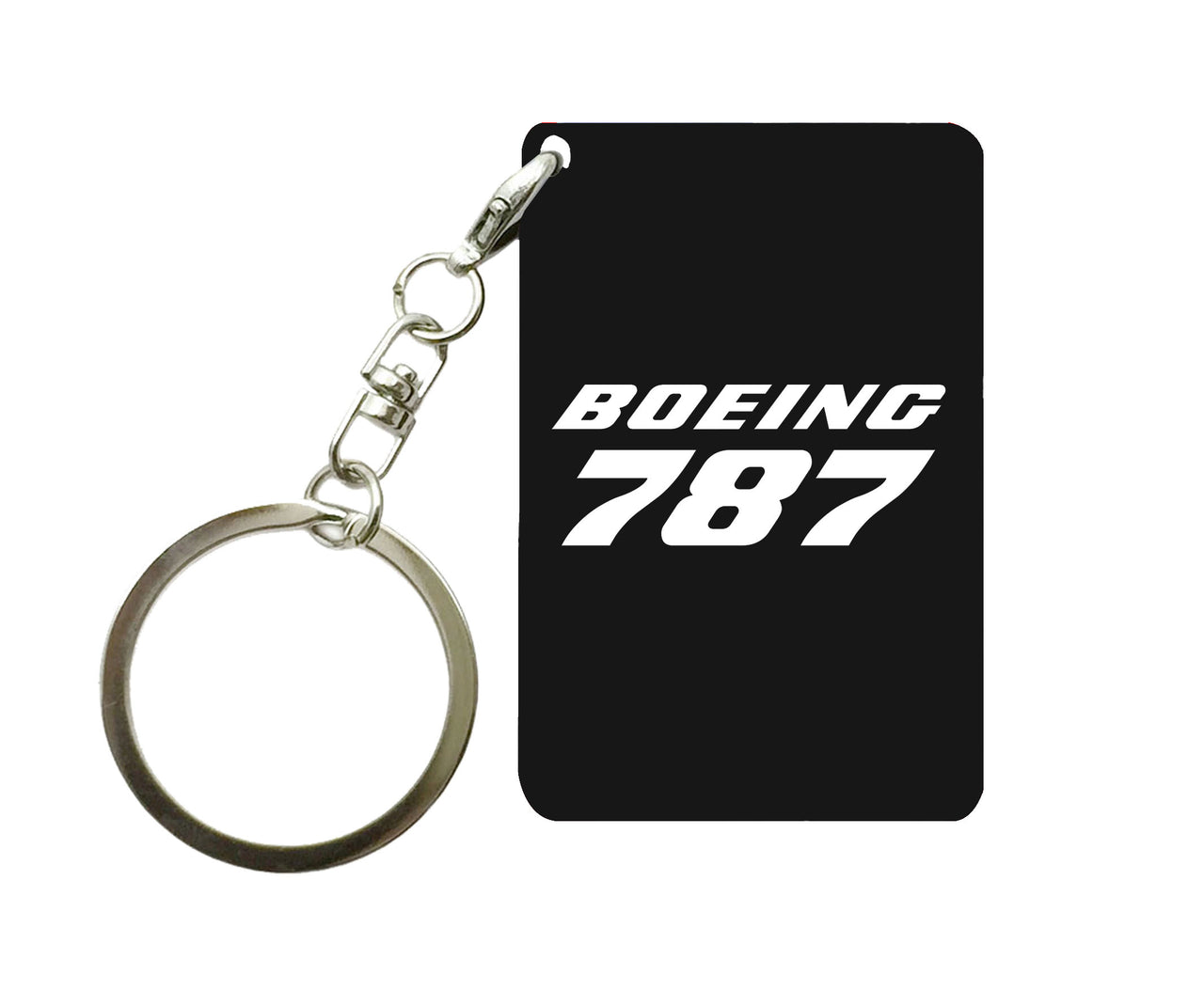 Boeing 787 & Text Designed Key Chains
