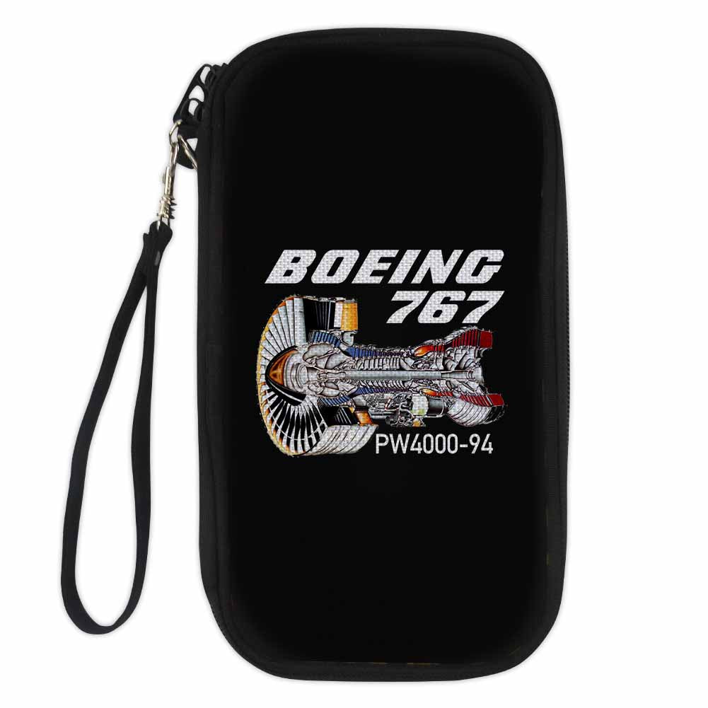 Boeing 767 Engine (PW4000-94) Designed Travel Cases & Wallets