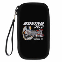 Thumbnail for Boeing 767 Engine (PW4000-94) Designed Travel Cases & Wallets