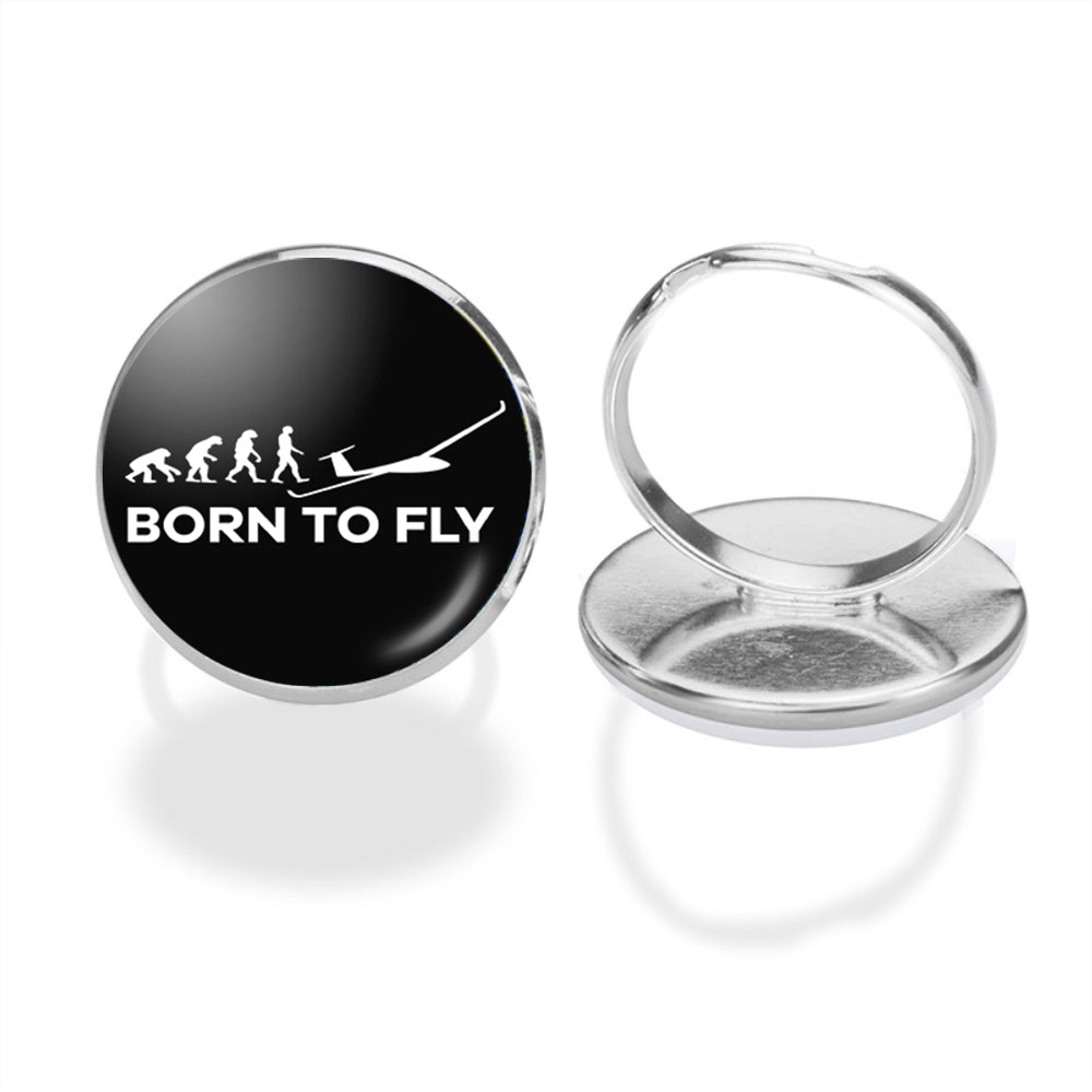 Born To Fly Glider Designed Rings