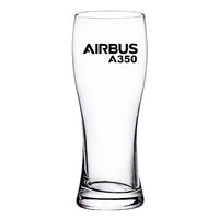 Thumbnail for Airbus A350 & Text Designed Pilsner Beer Glasses