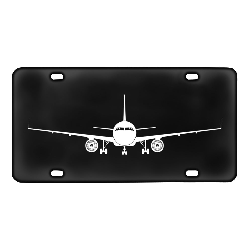 Airbus A320 Silhouette Designed Metal (License) Plates