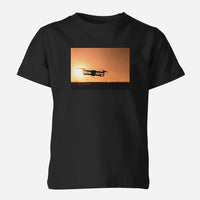 Thumbnail for Amazing Drone in Sunset Designed Children T-Shirts