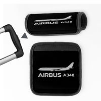 Thumbnail for The Airbus A340 Designed Neoprene Luggage Handle Covers