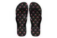 Thumbnail for I Love Aviation Designed Slippers (Flip Flops)