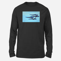 Thumbnail for US Navy Blue Angels Designed Long-Sleeve T-Shirts