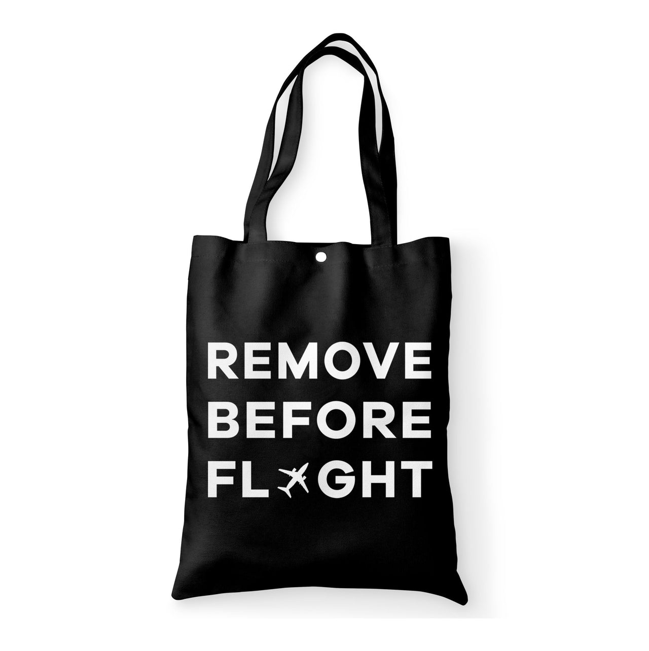 Remove Before Flight Designed Tote Bags