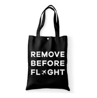 Thumbnail for Remove Before Flight Designed Tote Bags