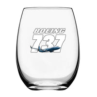 Thumbnail for Super Boeing 737+Text Designed Water & Drink Glasses