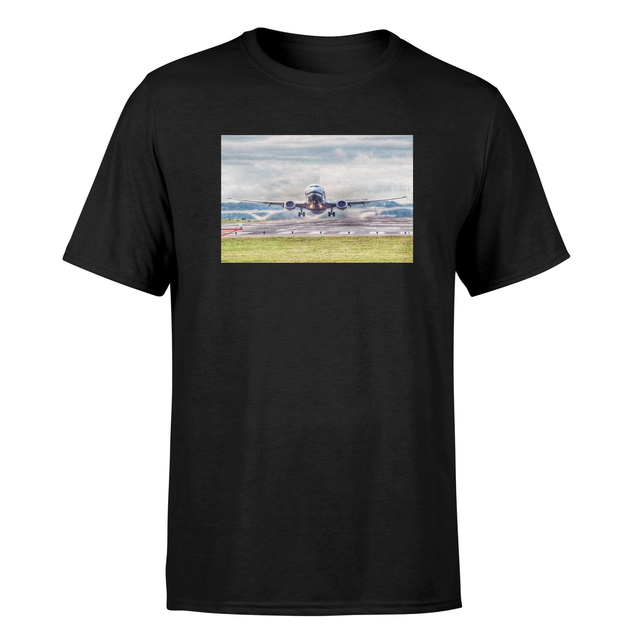 Departing Boeing 737 Designed T-Shirts