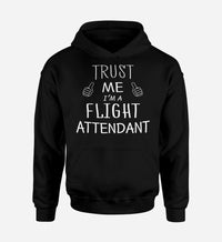 Thumbnail for Trust Me I'm a Flight Attendant Designed Hoodies
