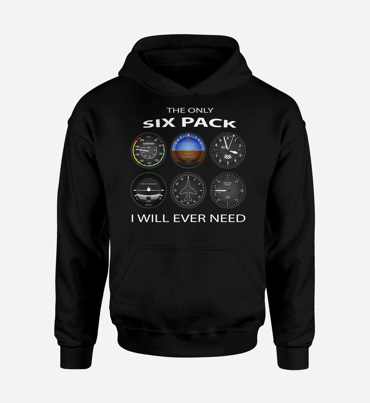 The Only Six Pack I Will Ever Need Designed Hoodies