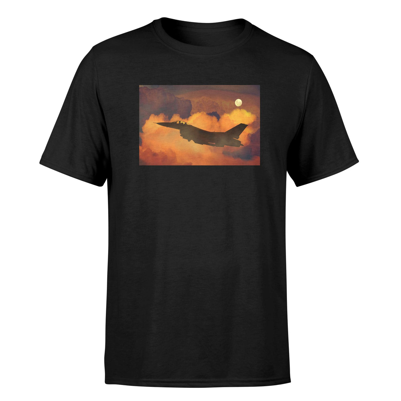 Departing Fighting Falcon F16 Designed T-Shirts