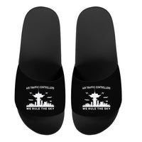 Thumbnail for Air Traffic Controllers - We Rule The Sky Designed Sport Slippers