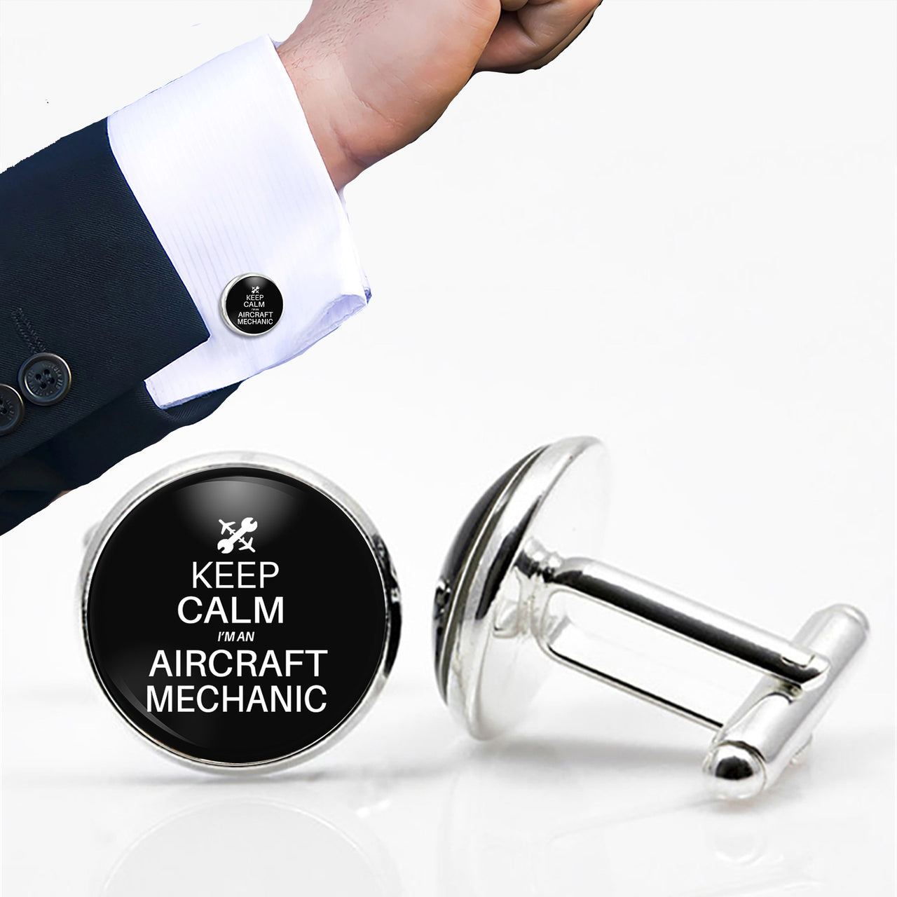 Aircraft Mechanic Designed Cuff Links