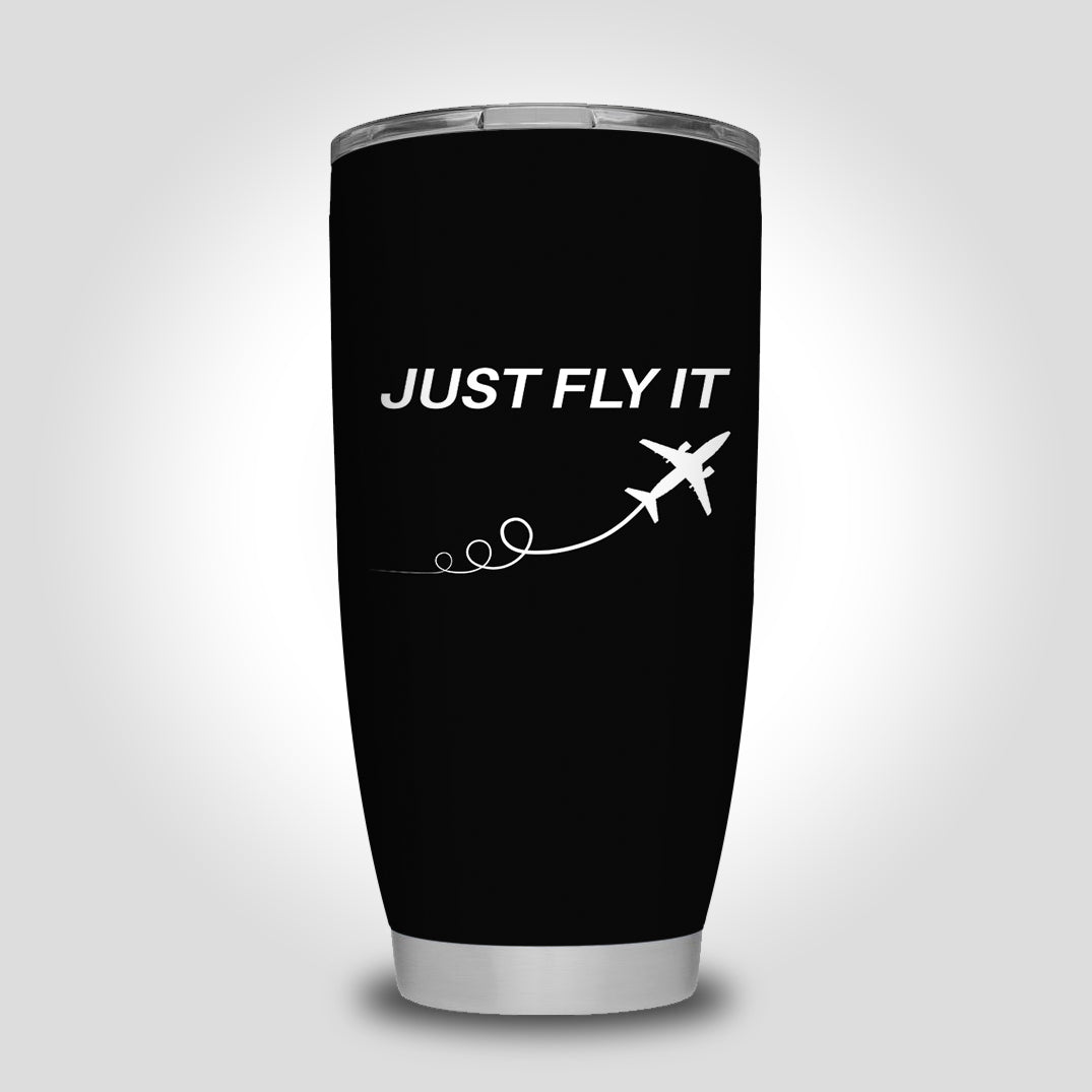 Just Fly It Designed Tumbler Travel Mugs