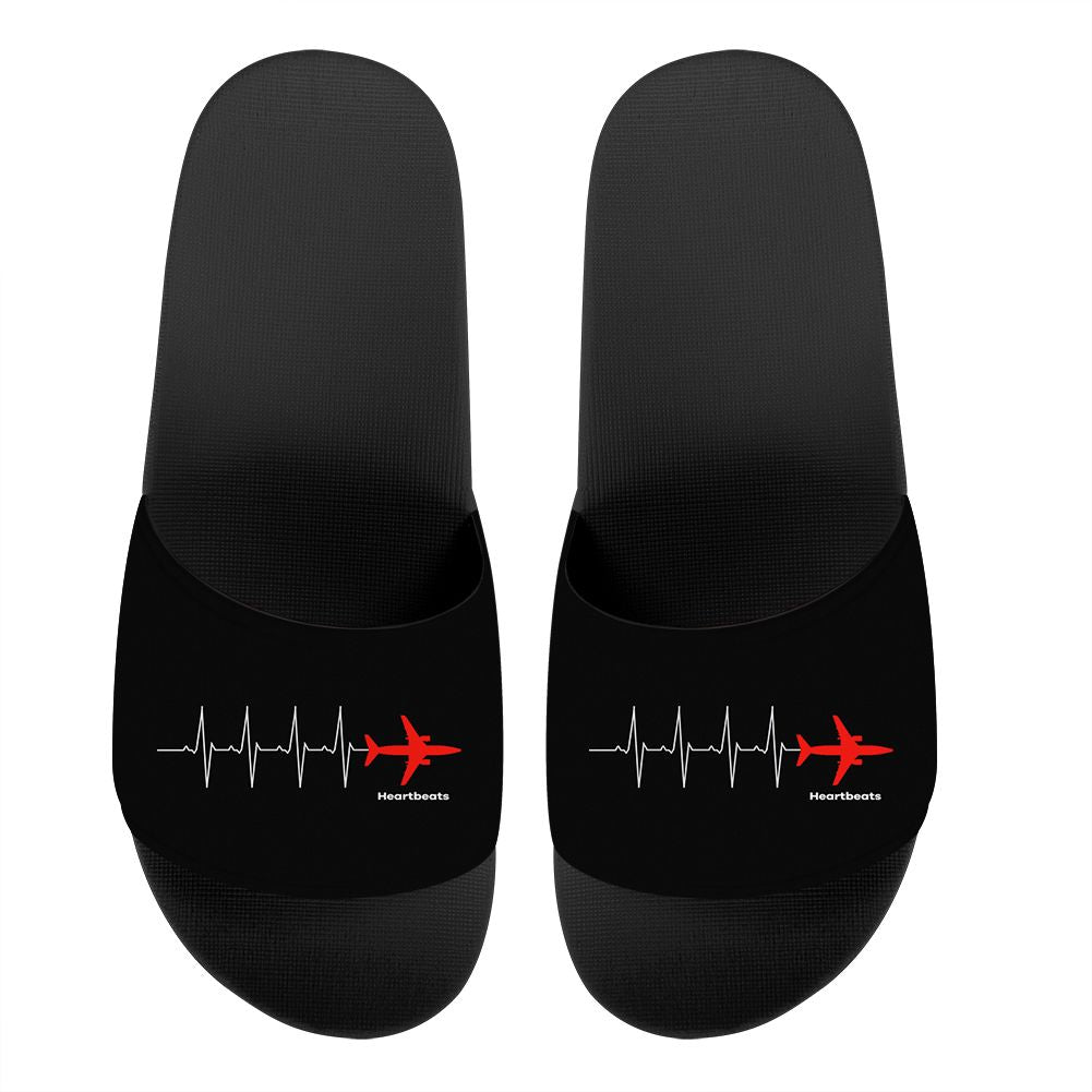 Aviation Heartbeats Designed Sport Slippers