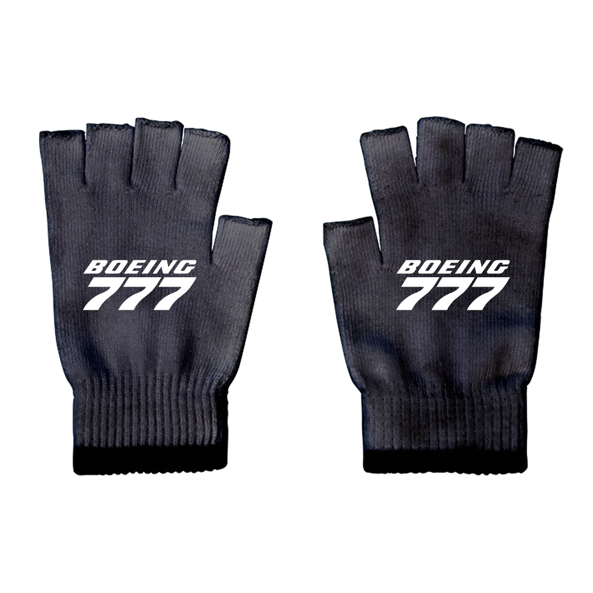 Boeing 777 & Text Designed Cut Gloves