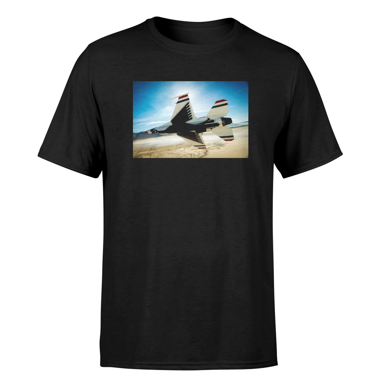 Turning Right Fighter Jet 16 Designed T-Shirts