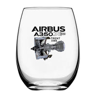 Thumbnail for Airbus A350 & Trent Wxb Engine Designed Water & Drink Glasses