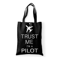 Thumbnail for Trust Me I'm a Pilot 2 Designed Tote Bags