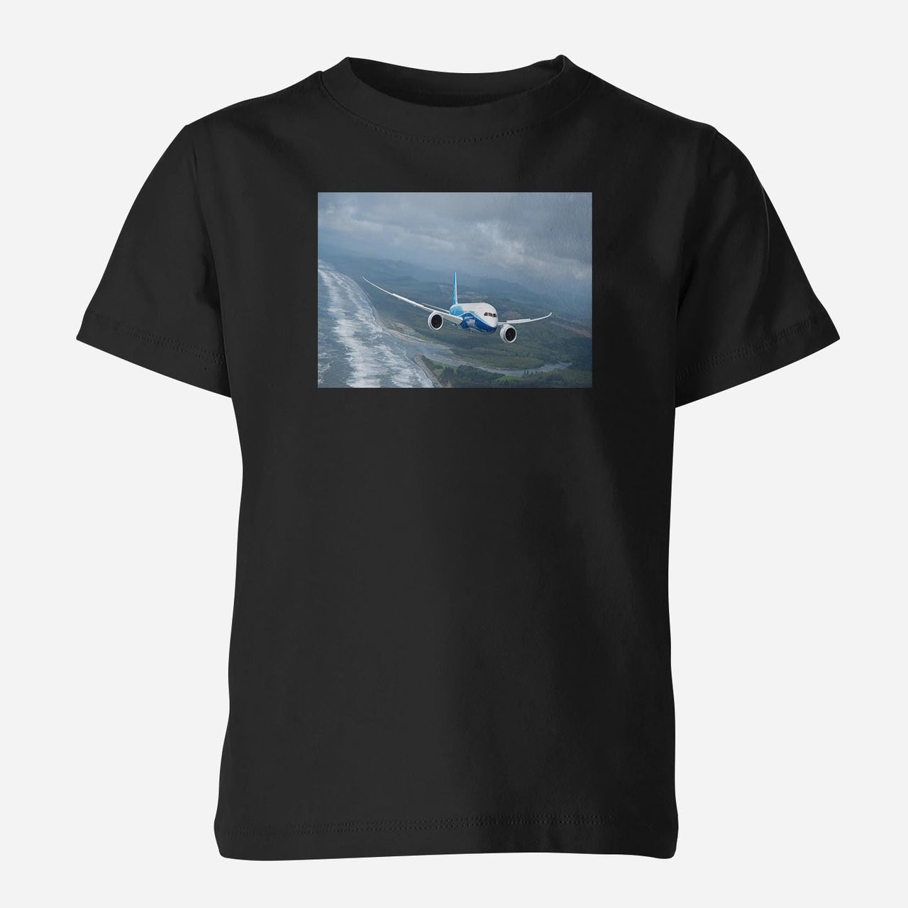 Cruising Boeing 787 Designed Children T-Shirts