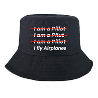 Thumbnail for I Fly Airplanes Designed Summer & Stylish Hats