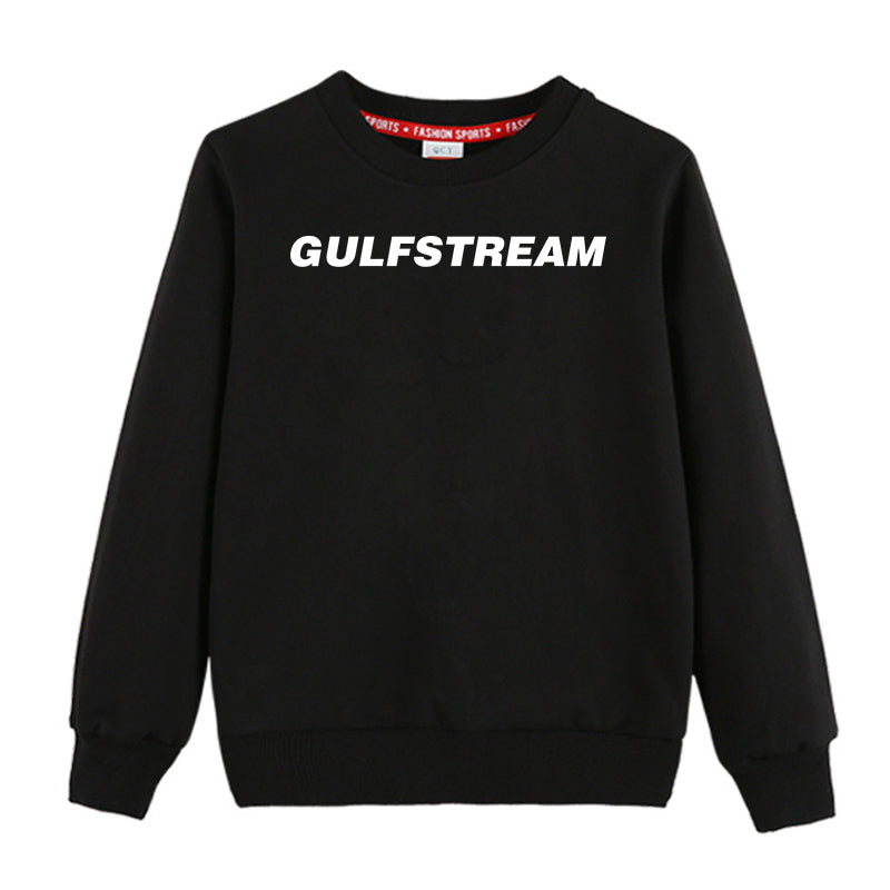 Gulfstream & Text Designed "CHILDREN" Sweatshirts