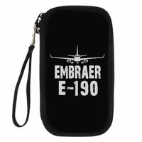 Thumbnail for Embraer E-190 & Plane Designed Travel Cases & Wallets