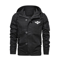 Thumbnail for Born To Fly & Badge Designed Cotton Jackets