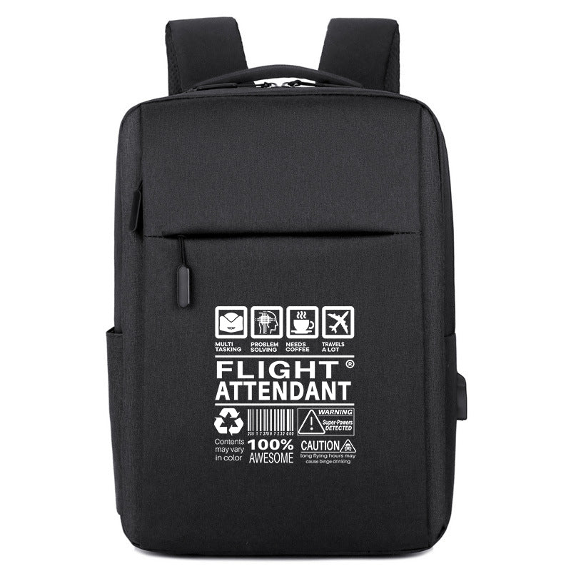 Flight Attendant Label Designed Super Travel Bags