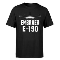 Thumbnail for Embraer E-190 & Plane Designed T-Shirts