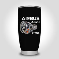 Thumbnail for Airbus A320 & CFM56 Engine Designed Tumbler Travel Mugs