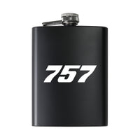 Thumbnail for 757 Flat Text Designed Stainless Steel Hip Flasks