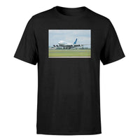 Thumbnail for Departing Airbus A380 with Original Livery Designed T-Shirts