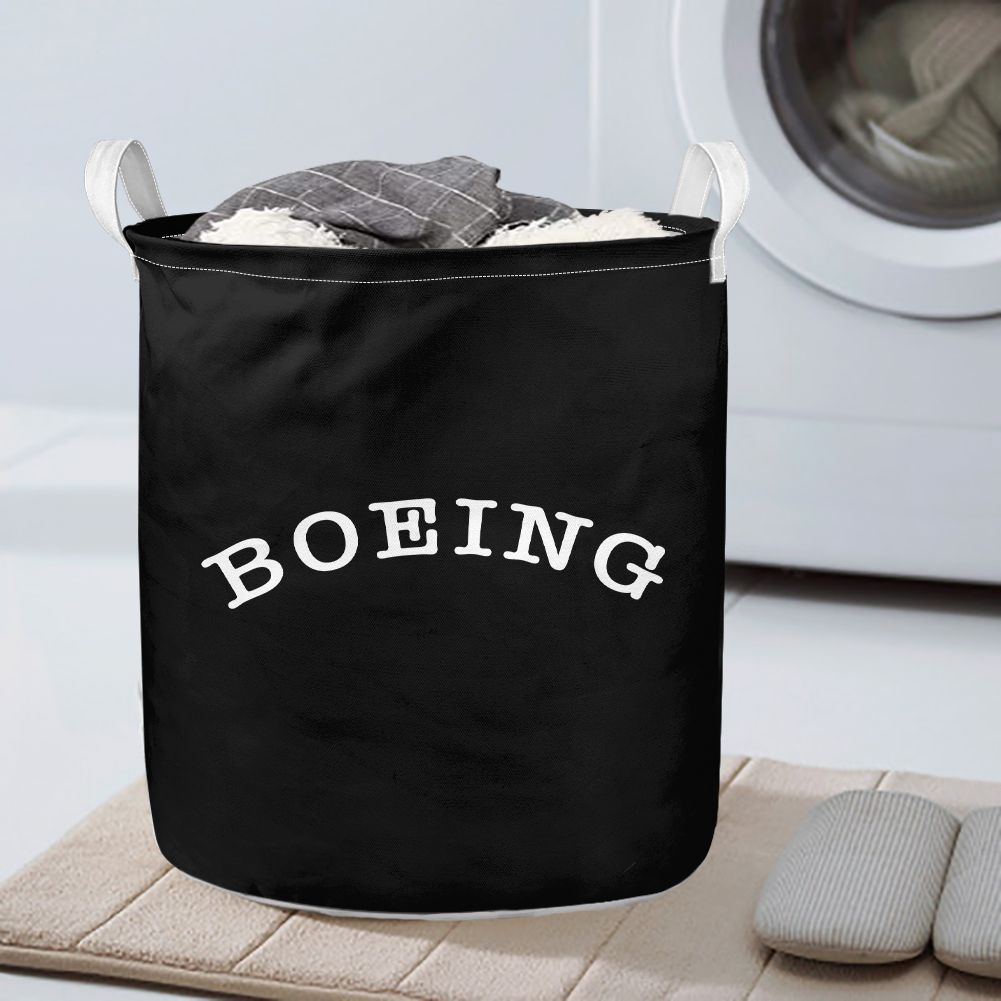 Special BOEING Text Designed Laundry Baskets