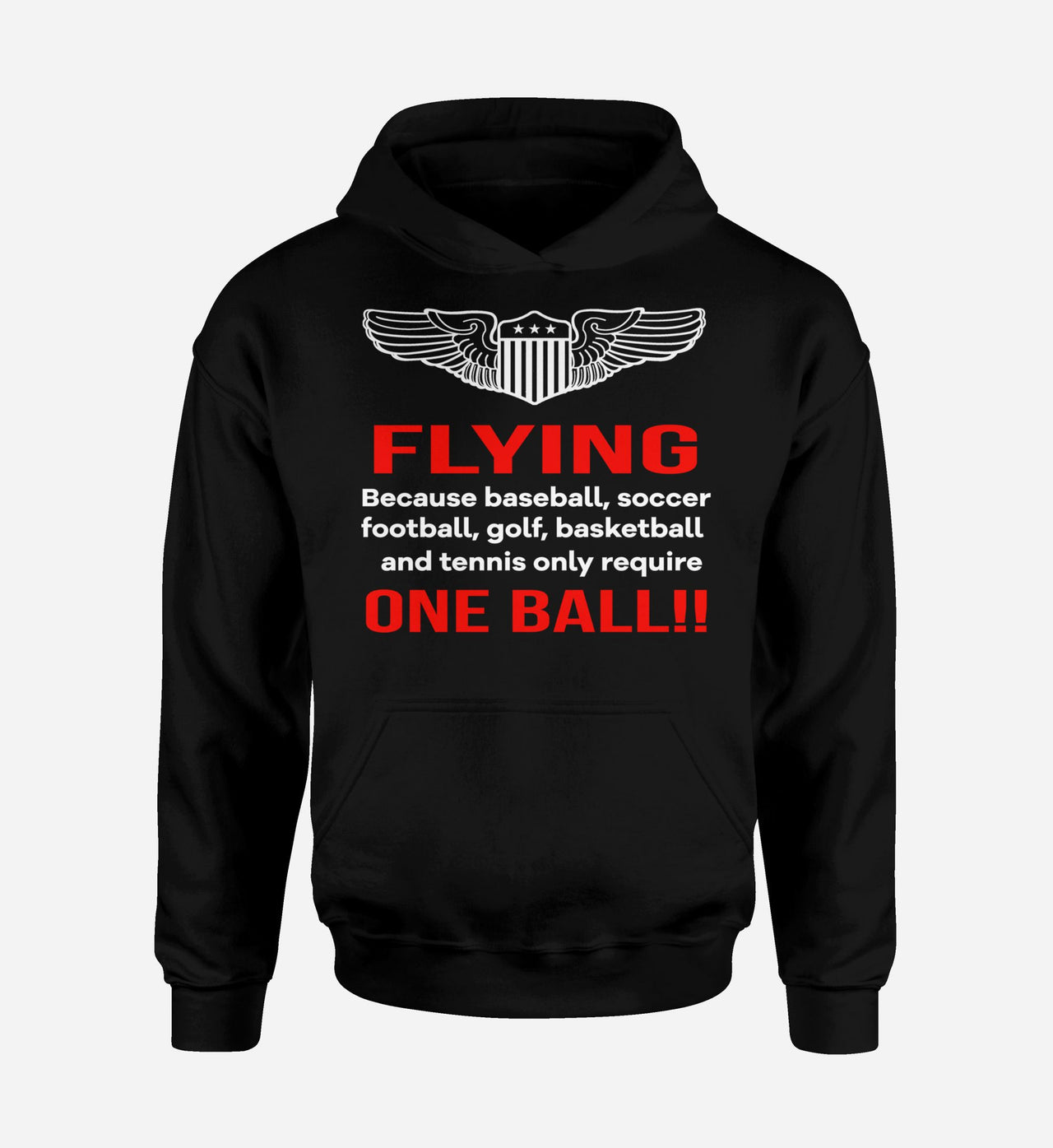 Flying One Ball Designed Hoodies