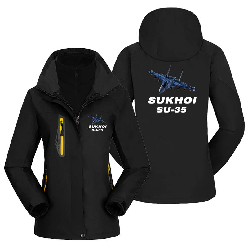 The Sukhoi SU-35 Designed Thick "WOMEN" Skiing Jackets