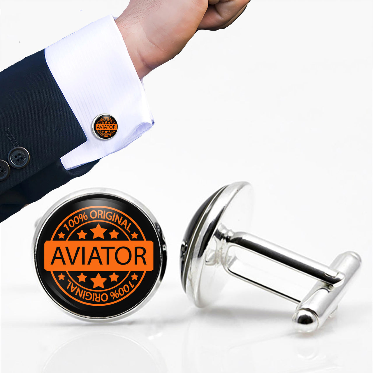 100 Original Aviator Designed Cuff Links