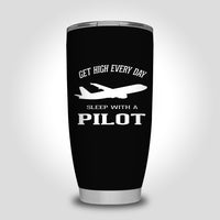 Thumbnail for Get High Every Day Sleep With A Pilot Designed Tumbler Travel Mugs