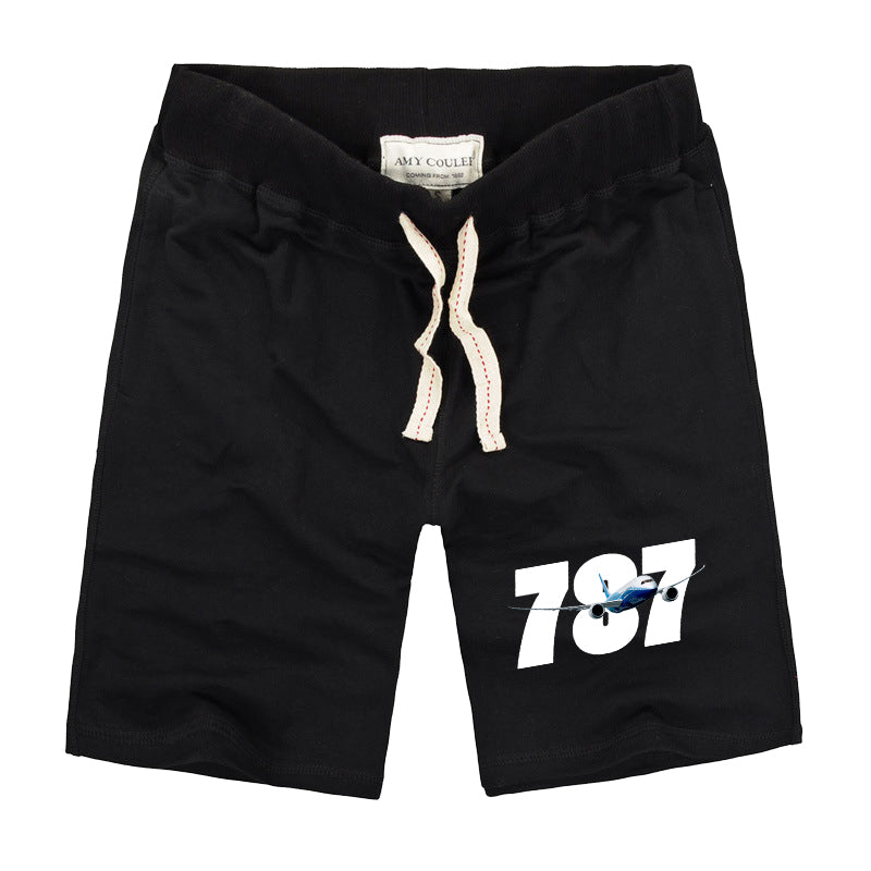 Super Boeing 787 Designed Cotton Shorts