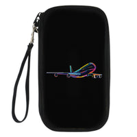 Thumbnail for Multicolor Airplane Designed Travel Cases & Wallets