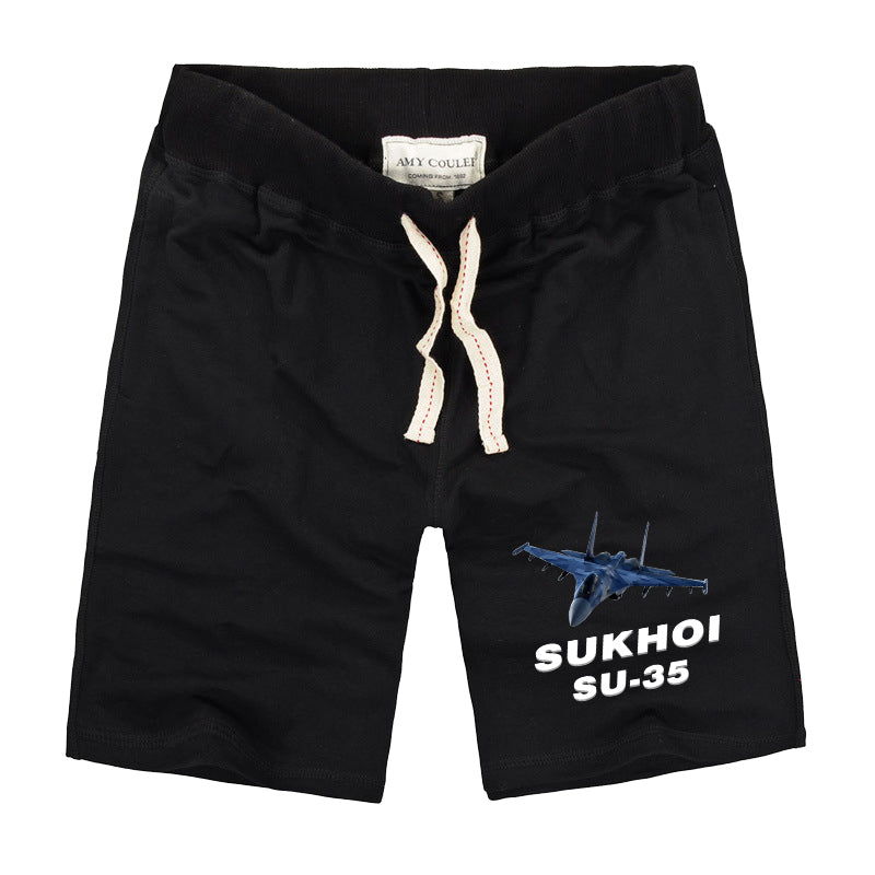 The Sukhoi SU-35 Designed Cotton Shorts