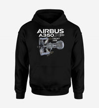 Thumbnail for Airbus A350 & Trent Wxb Engine Designed Hoodies